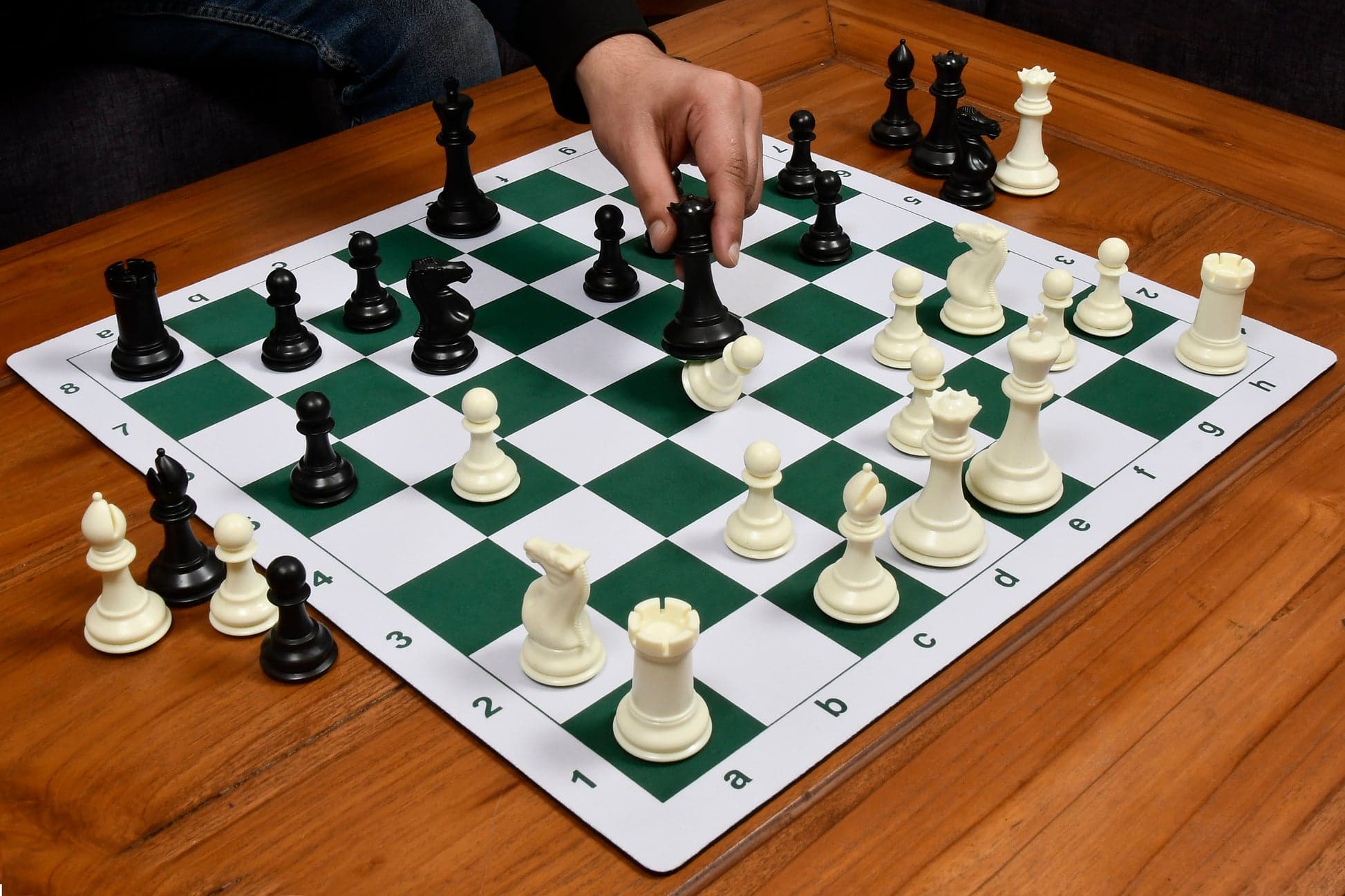 Portable Tournament Chess Board Game Mat+FREE Carrier Bag
