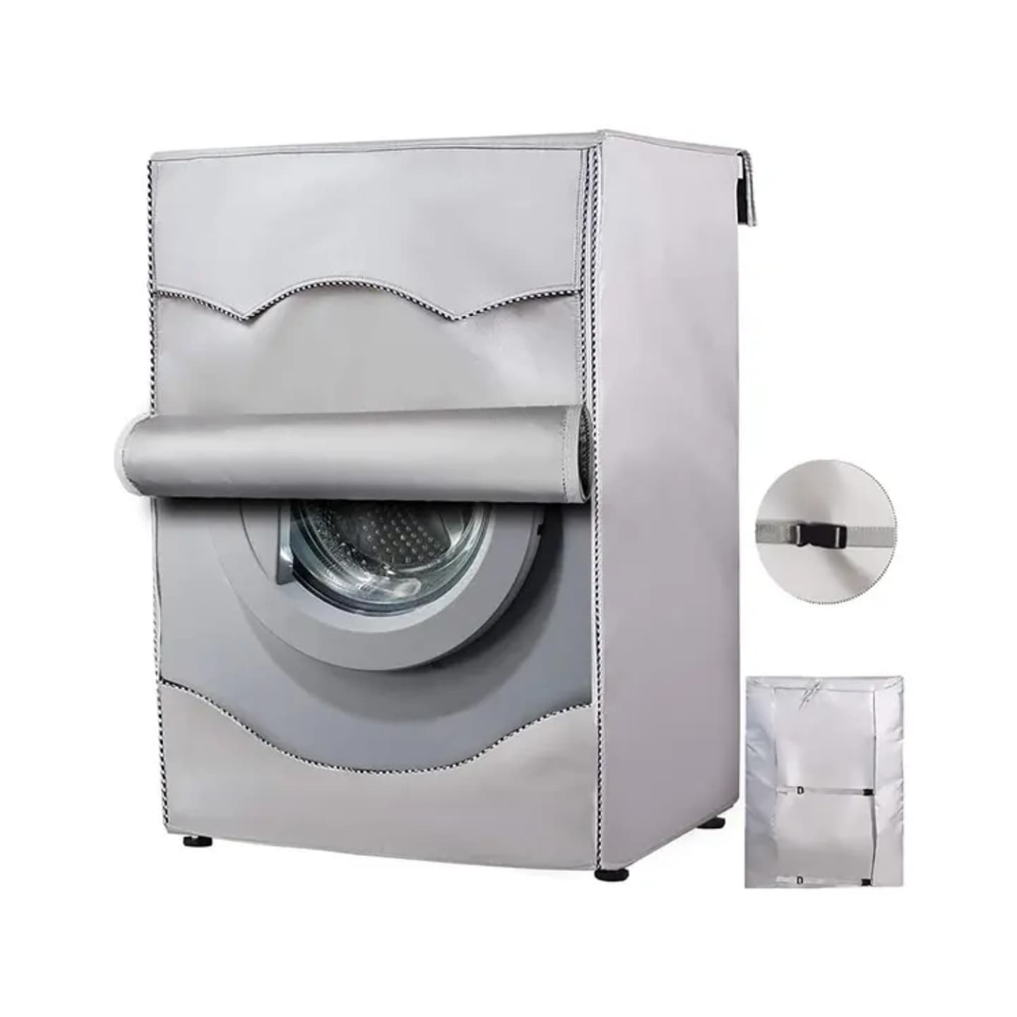 Front Load Washing Machine Cover Waterproof/Dustproof -Fits 9kg to 12kg