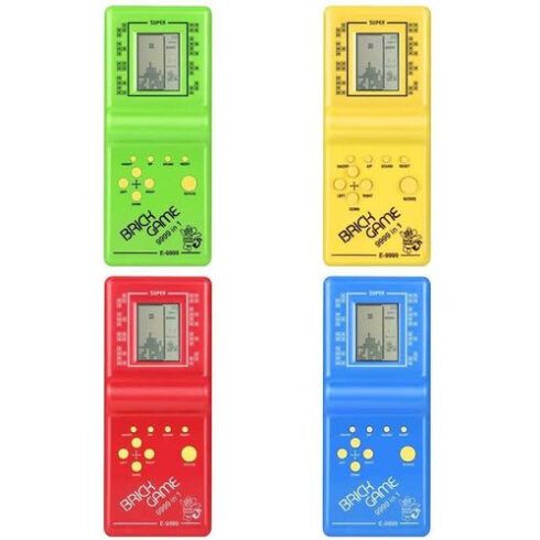 Brick Game Console RETRO LCD BRICK GAME VINTAGE TETRIS SNAKE 99 IN 1 HANDHELD