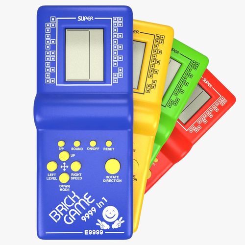 Brick Game Console RETRO LCD BRICK GAME VINTAGE TETRIS SNAKE 99 IN 1 HANDHELD