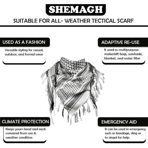 Arafat scarf unisex Lightweight Square Outdoor Shawl Arab Tactical Desert For Hiking Camping