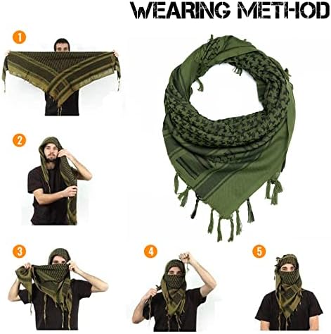 Arafat scarf unisex Lightweight Square Outdoor Shawl Arab Tactical Desert For Hiking Camping