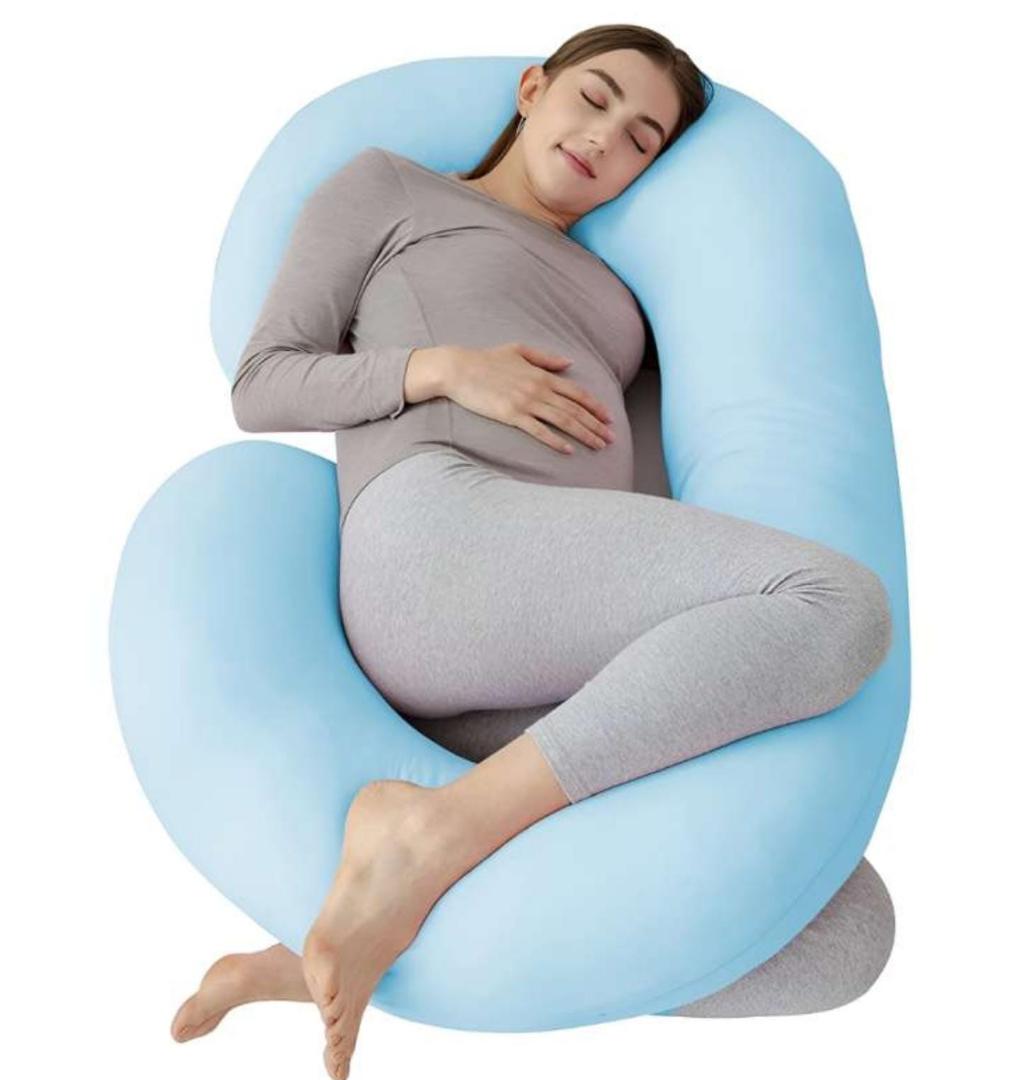 C shaped pregnancy pillow cotton