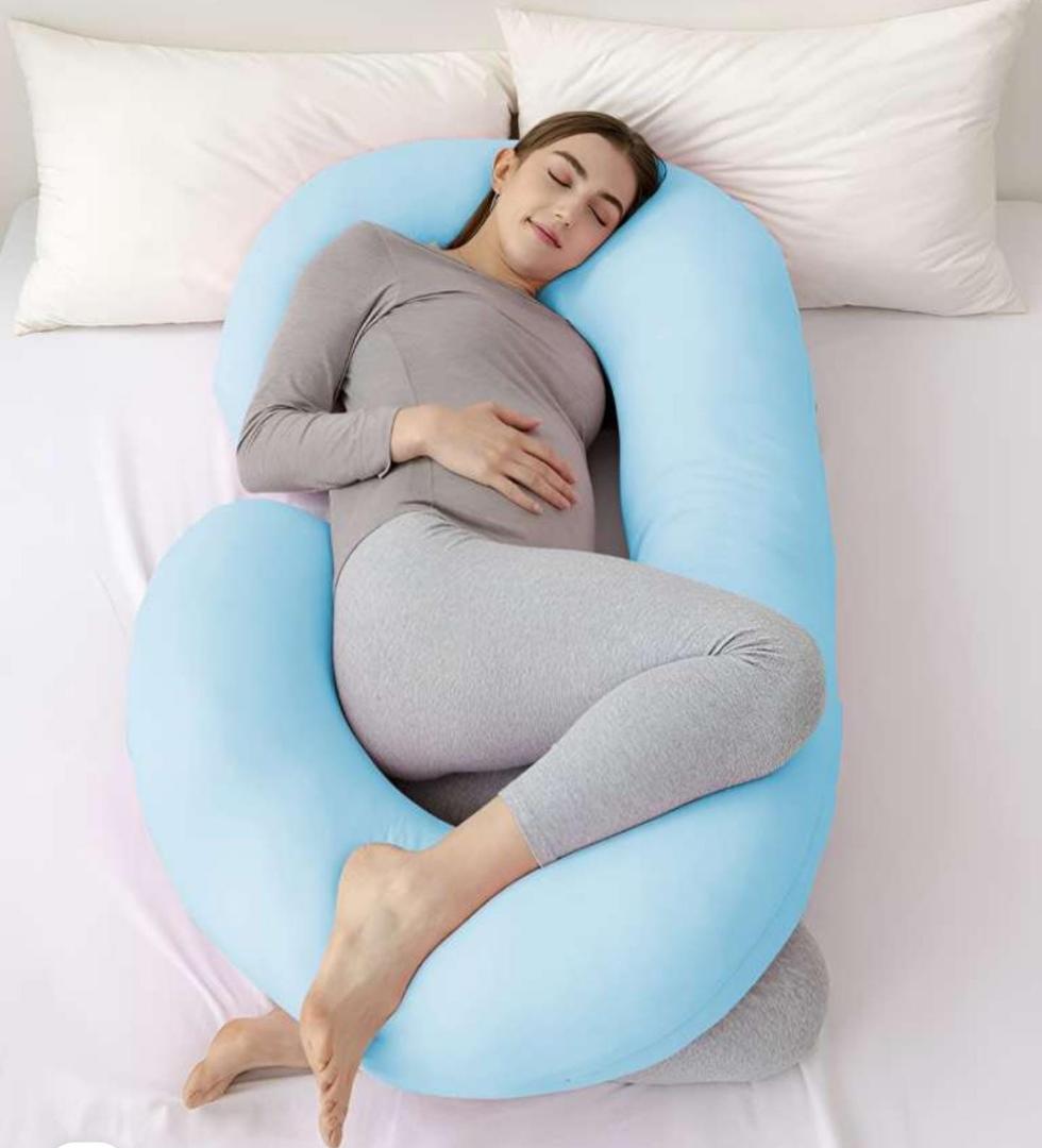 C shaped pregnancy pillow cotton