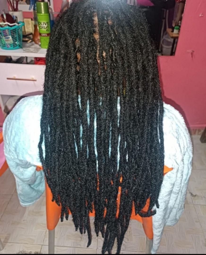 Unisex Artificial Dreadlocks Hair Extensions – 80 Pieces for Full Head | 15 & 20 Inch | Crochet Locs | Reusable, Removable | Lightweight | Plain & Ombre Colors | Protective Styling
