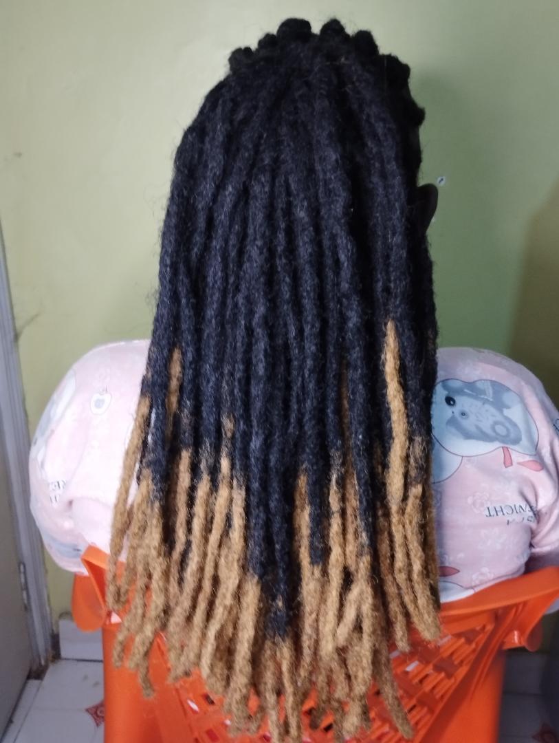 Unisex Artificial Dreadlocks Hair Extensions – 50-90 Pieces for Full Head | 15 & 20 Inch | Crochet Locs | Reusable, Removable | Lightweight | Plain black & ombre| Protective Styling