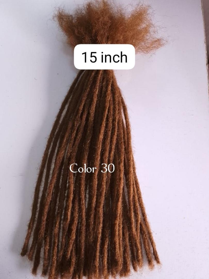 Artificial dreadlocks Hair extension -80 PlECES Enough for full head lightweight and easy to install-Flexible for styling -Its Reusable-For both Men & Women +Free gift 🎁 (4 shells🐚)