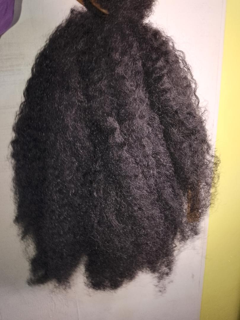 Fluffy Kinky synthetic Hair (3 Packs) – Enough for Full Head for Riri Locs, Butterfly Locs, Distressed Faux Locs, Twists, braiding & Making Artificial Dreadlocks ✅