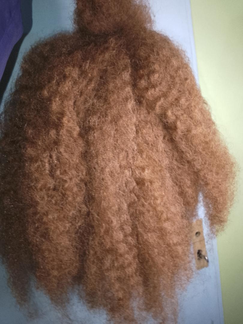 Fluffy Kinky synthetic Hair (3 Packs) – Enough for Full Head for Riri Locs, Butterfly Locs, Distressed Faux Locs, Twists, braiding & Making Artificial Dreadlocks ✅