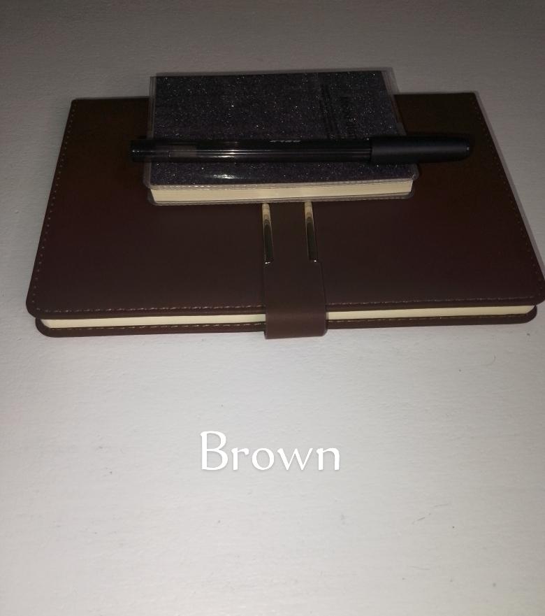 Classic Hardcover A5 Notebook Diary – Perfect for office, students, and daily journaling. Comes in brown, blue, black, with a free gift 🎁 pocket notebook and pen!