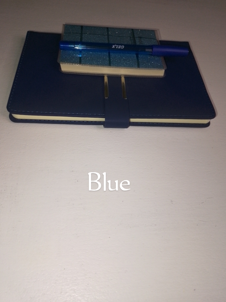 Classic Hardcover A5 Notebook Diary – Perfect for office, students, and daily journaling. Comes in brown, blue, black, with a free gift 🎁 pocket notebook and pen!