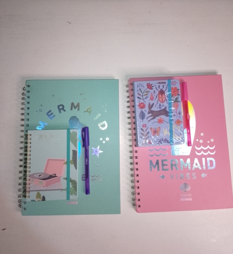 Premium A4 Hardcover Spiral Notebook–Durable side-bound journal for notes, sketches, planning, school, office, travel, diary, creative writing. Refillable & stylish. Free gift 🎁 mini notebook & a pen