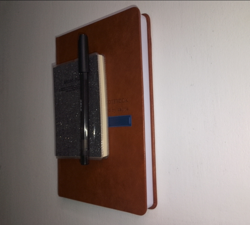 Elegant hardcover notebook with free gift 🎁 a pocket notebook and a  pen. Perfect for journaling, note-taking, or organizing ideas. Stylish, durable, and ready for school, office, or personal use.