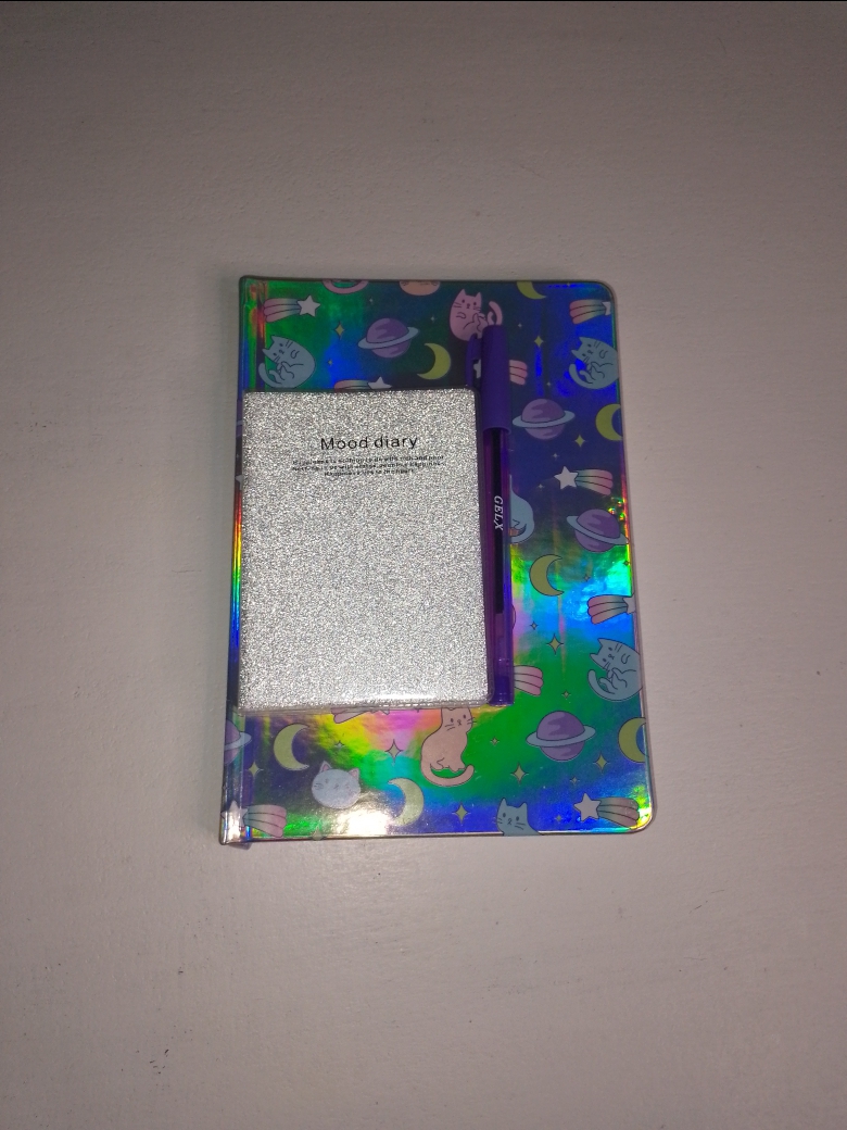 Cute and stylish hardcover notebook with free gift 🎁 a pocket notebook and a pen. Perfect for jotting sweet ideas, daily plans, and little notes at school, work, or wherever inspiration finds you.