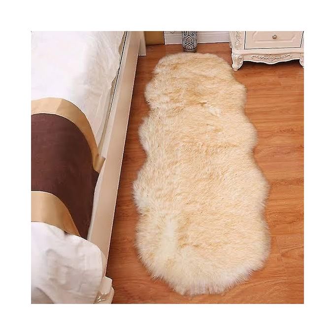 chiwawa fluffy bedside carpet beige