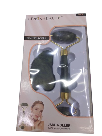 LEMON BEAUTY Jade Roller Beauty Tools Set