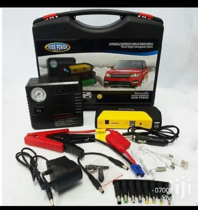 Hot Selling 12V Portable Multi-Function Jump Starter Car Jumper Starter, Mobile Phone Charger With 2 Ports, Torch And SOS Light For All Cars