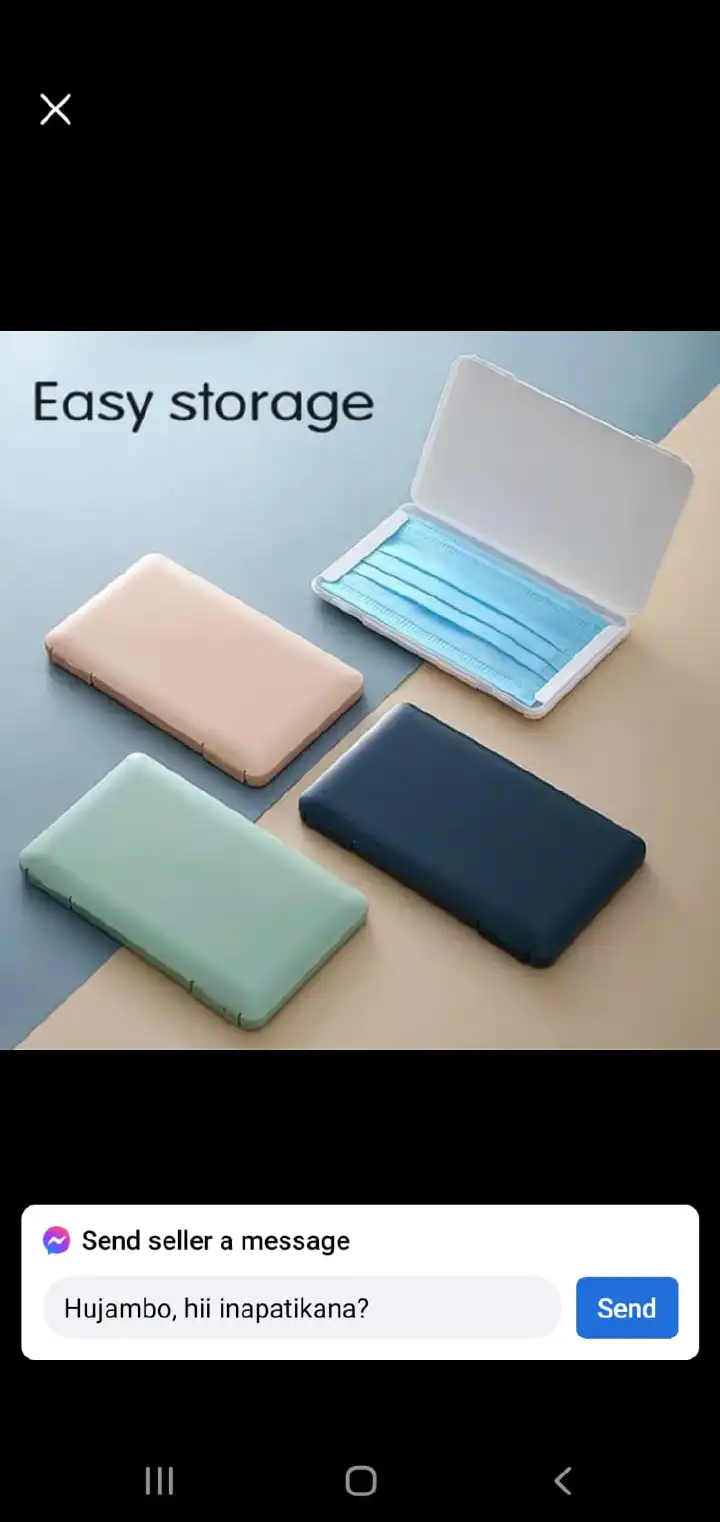 MASK STORAGE BOX, STORAGE CASE ORGANIZER KEEPER FOLDER, FACE COVERING CONTAINER STORAGE CLIP SMALL ITEMS, PADS, OR MASK WALLET ORGANIZER