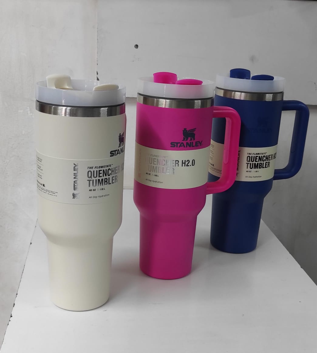 ORIGINAL STANLEY'S CUPS DOUBLE WALL 1.18 LITRES PROTOUR FLIP STRAW TUMBLER WITH LEAK-PROOF LID | BUILT-IN STRAW & HANDLE | CUP HOLDER COMPATIBLE FOR TRAVEL | INSULATED STAINLESS STEEL CUP | BPA-FREE