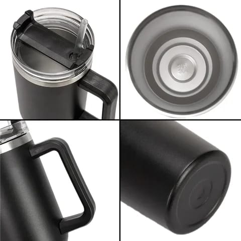 ORIGINAL STANLEY'S CUPS DOUBLE WALL 1.18 LITRES PROTOUR FLIP STRAW TUMBLER WITH LEAK-PROOF LID | BUILT-IN STRAW & HANDLE | CUP HOLDER COMPATIBLE FOR TRAVEL | INSULATED STAINLESS STEEL CUP | BPA-FREE