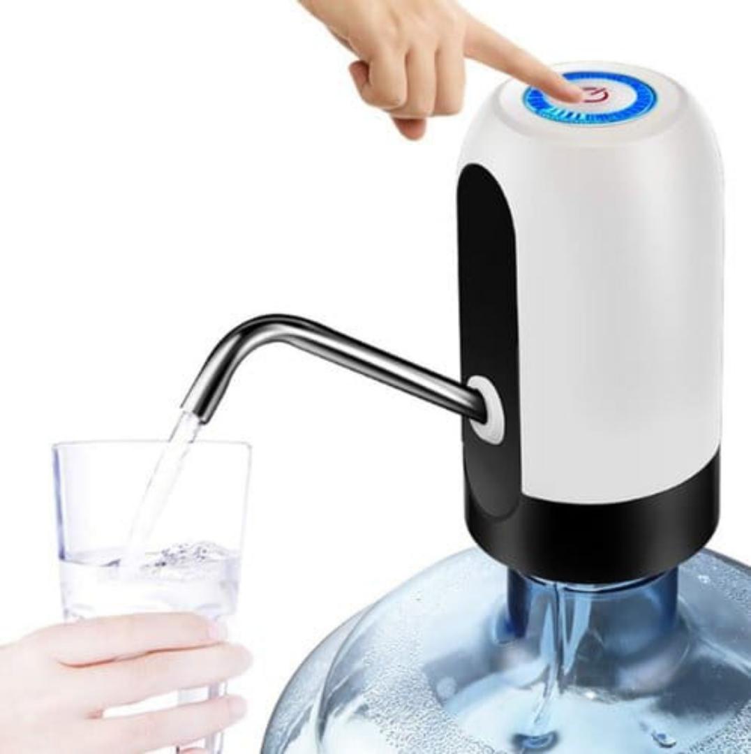 Electric Automatic Water Dispenser Pump Rechargeable White, Automatic water dispensor with USB cable