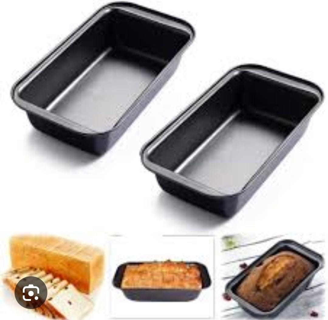 HIGH QUALITY NONSTICK BREAD BAKING TIN 28CM LOAF PAN WITH WIDE GRIPS NONSTICK BREAD TIN, PERFECT FOR HOMEMADE BAKING, BLACK