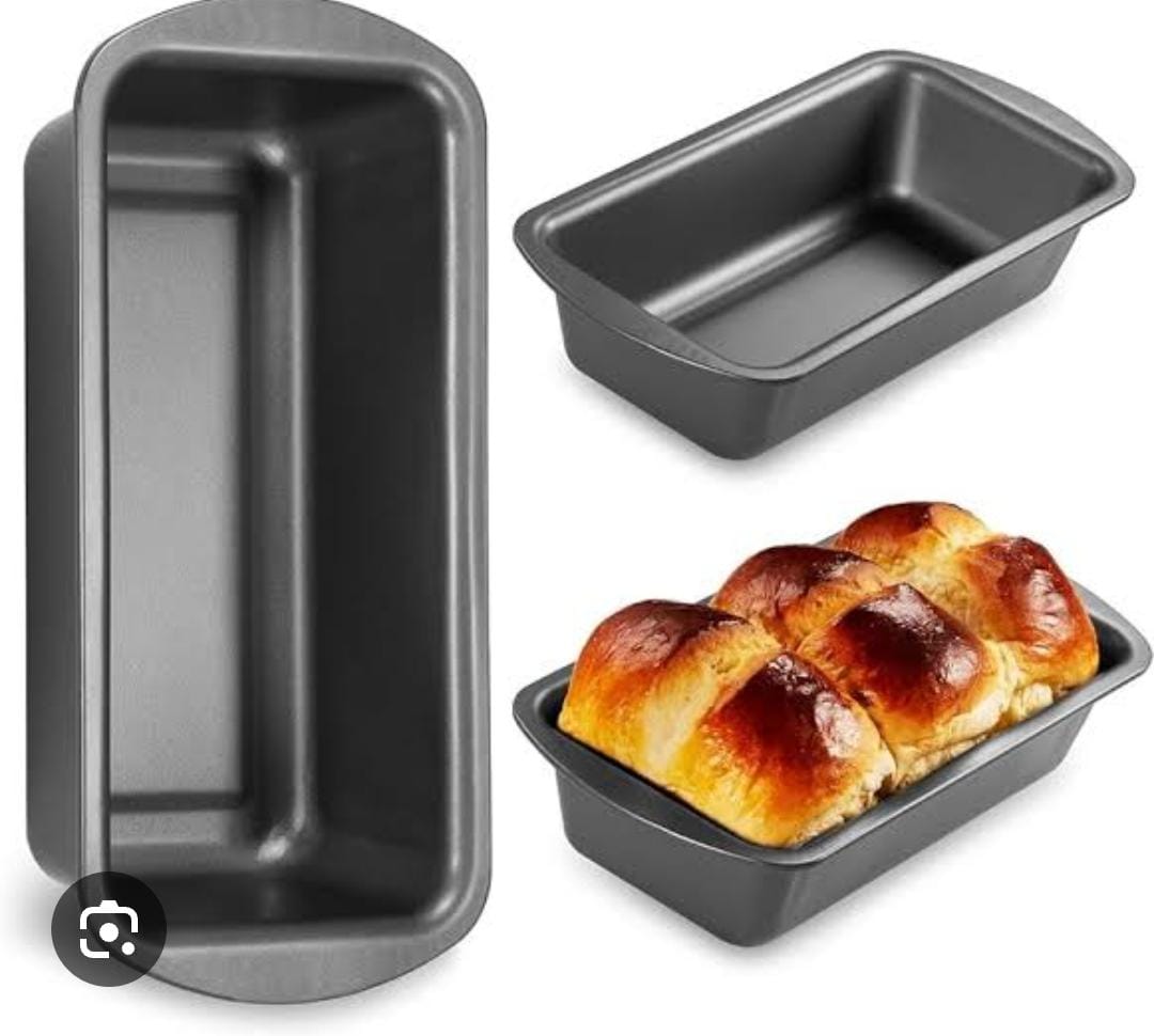 HIGH QUALITY NONSTICK BREAD BAKING TIN 28CM LOAF PAN WITH WIDE GRIPS NONSTICK BREAD TIN, PERFECT FOR HOMEMADE BAKING, BLACK