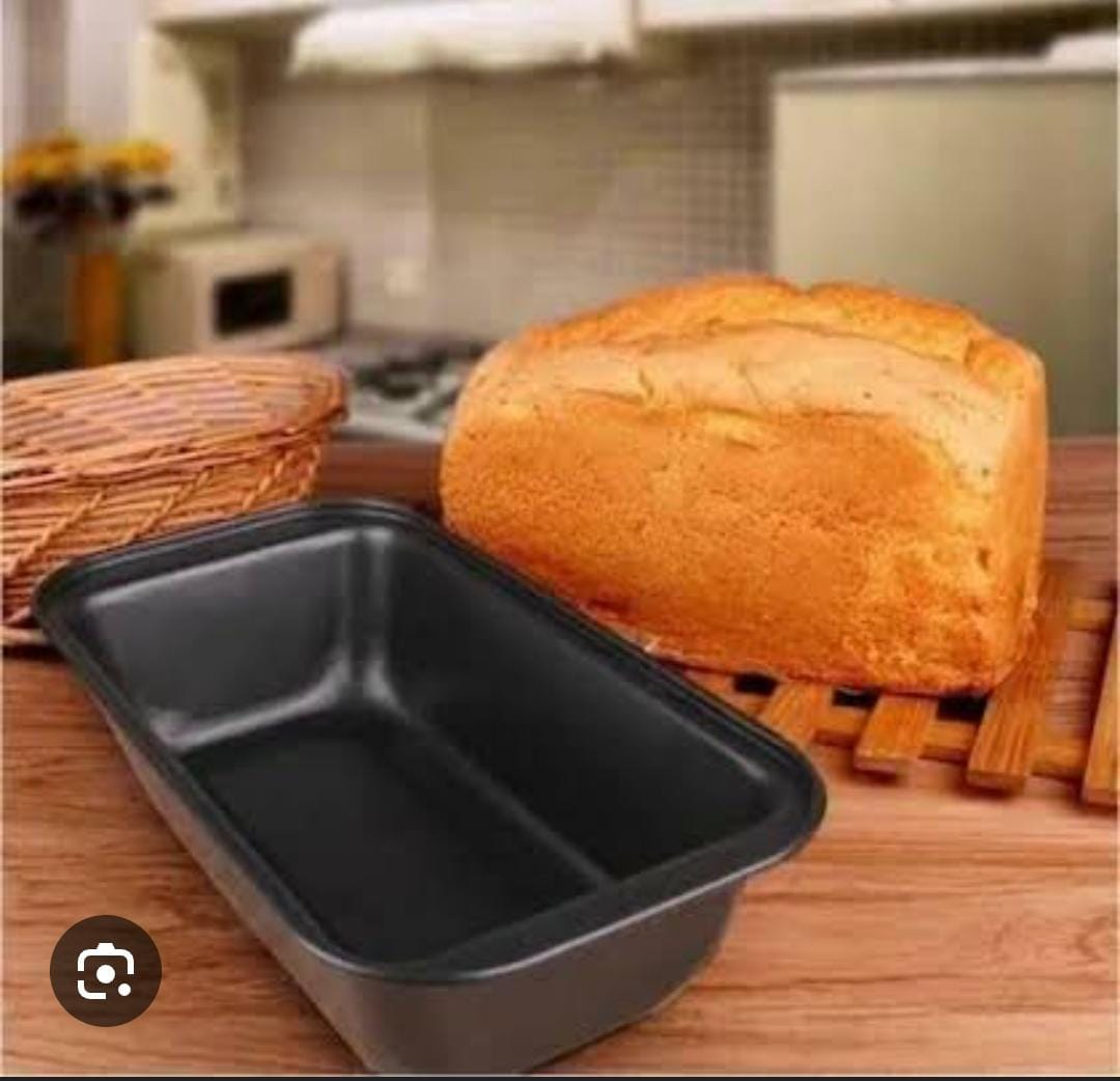 HIGH QUALITY NONSTICK BREAD BAKING TIN 28CM LOAF PAN WITH WIDE GRIPS NONSTICK BREAD TIN, PERFECT FOR HOMEMADE BAKING, BLACK