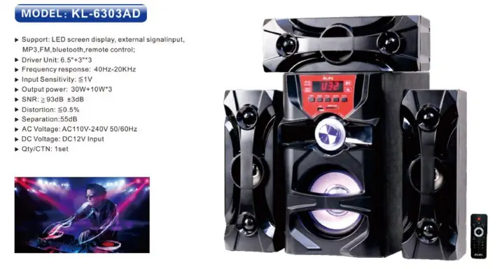 (NEW) AILIPU 3.1 MULTIMEDIA SPEAKER KL-6303