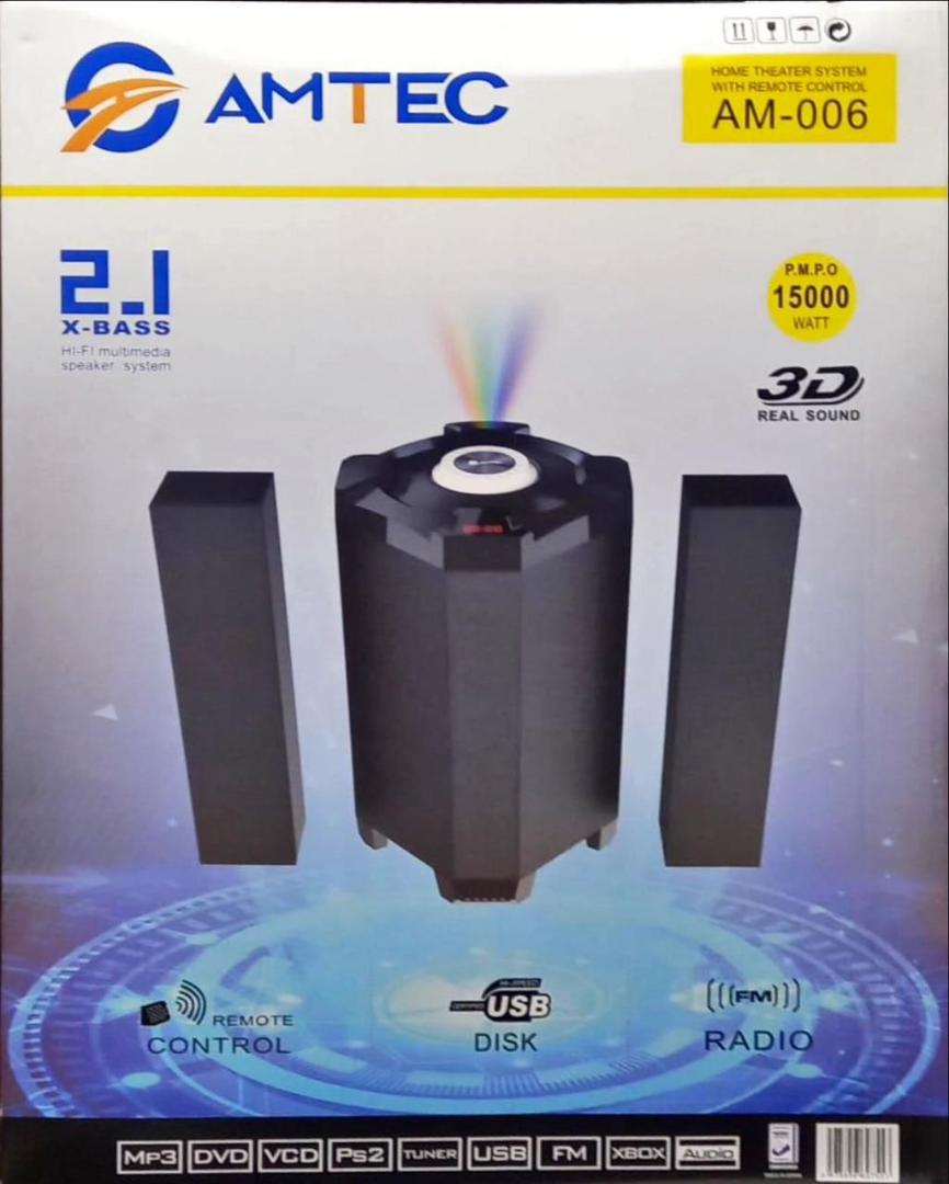 Amtec AM-006 15000W X-Bass Subwoofer Multimedia Powerful sound