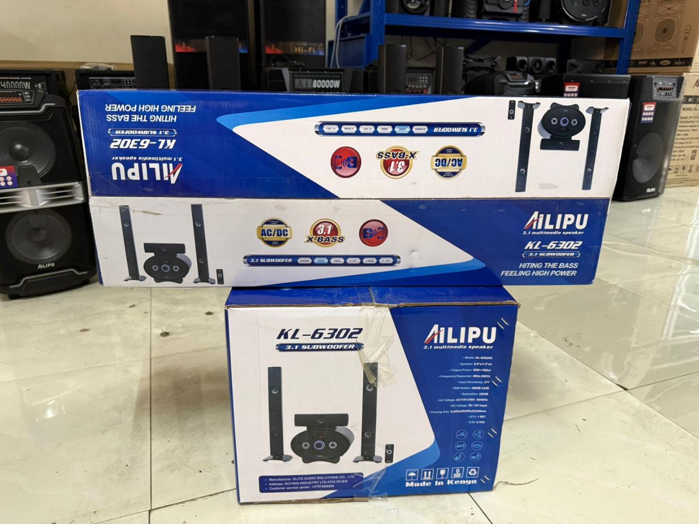 AILIPU KL-6302AD 3.1 6.5in WOOFER 50W+15W*3 woofer speaker system Multimedia Speaker Output Power Subwoofer Bluetooth Cinema Home theater System Bluetooth Hi-Fi
