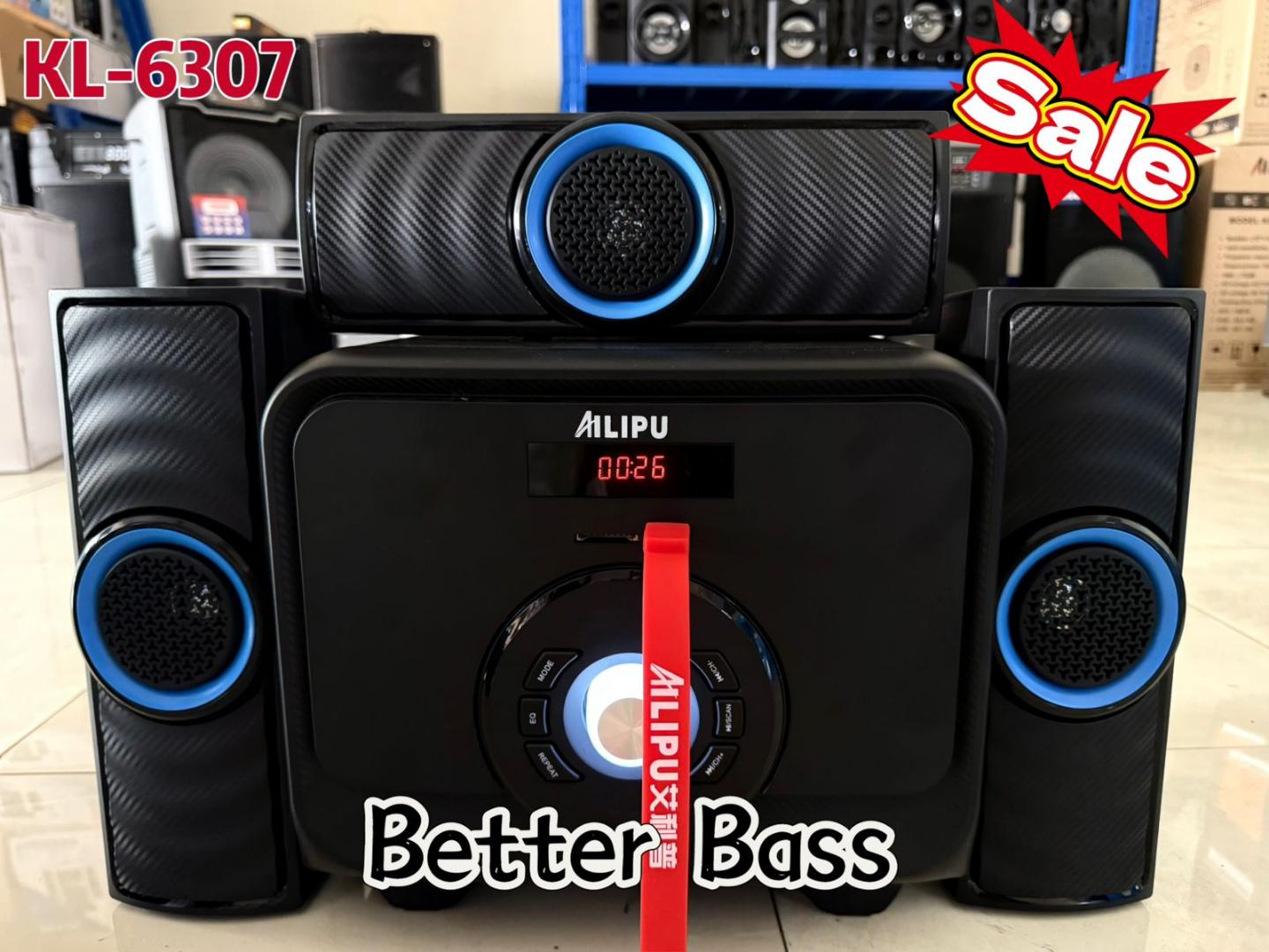 AILIPU SPEAKER 3.1 Pro+ KL-6307AD SPEAKER Woofer Subwoofer Bluetooth Cinema Home theater System Bluetooth Hi-Fi Speaker Speaker System AC/DC Subwoofer Bluetooth USB/SD/FM Woofer