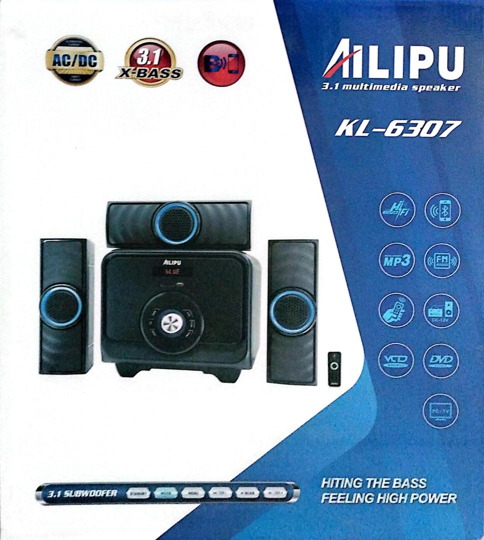 AILIPU SPEAKER 3.1 Pro+ KL-6307AD SPEAKER Woofer Subwoofer Bluetooth Cinema Home theater System Bluetooth Hi-Fi Speaker Speaker System AC/DC Subwoofer Bluetooth USB/SD/FM Woofer