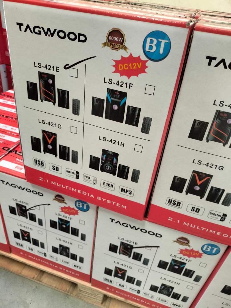 TAGWOOD LS-421E 2.1CH 6000W PMPO WOOFER Home Audio SPEAKER BLUETOOTH/FM/SB/USB Subwoofer Speaker System speaker bass speaker bluetooth