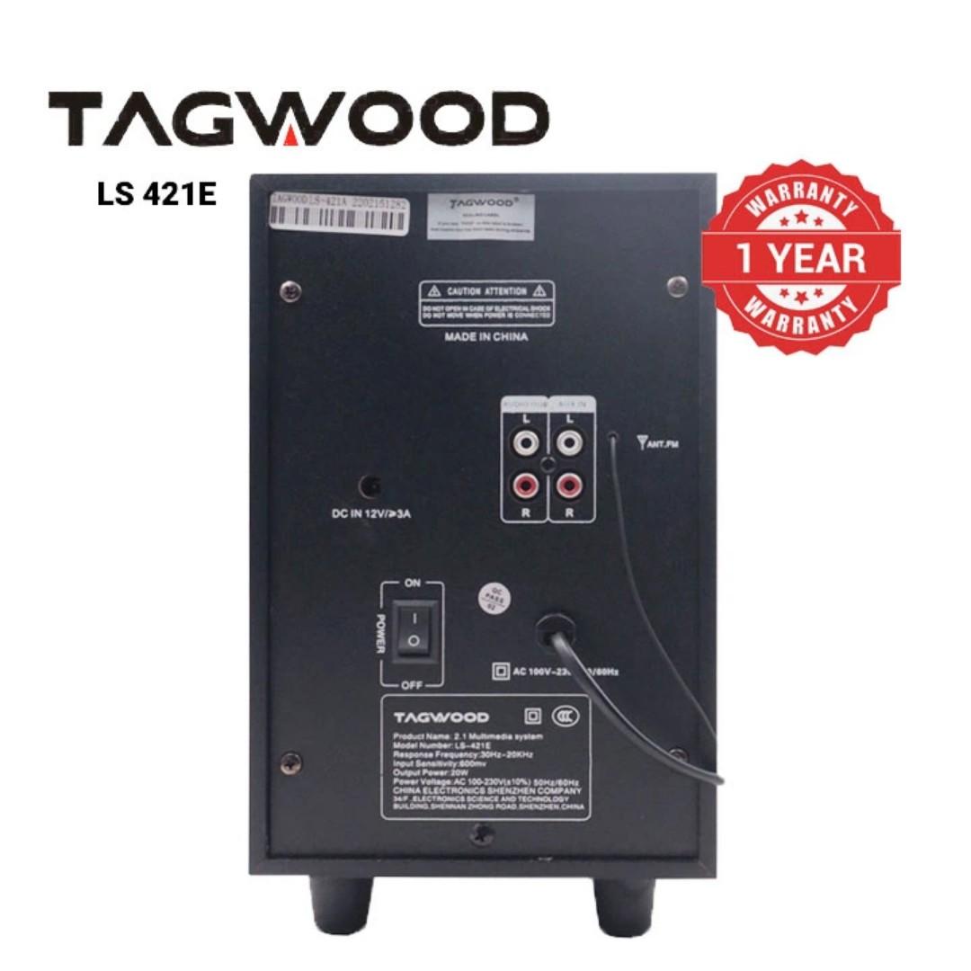 TAGWOOD LS-421E 2.1CH 6000W PMPO WOOFER Home Audio SPEAKER BLUETOOTH/FM/SB/USB Subwoofer Speaker System speaker bass speaker bluetooth