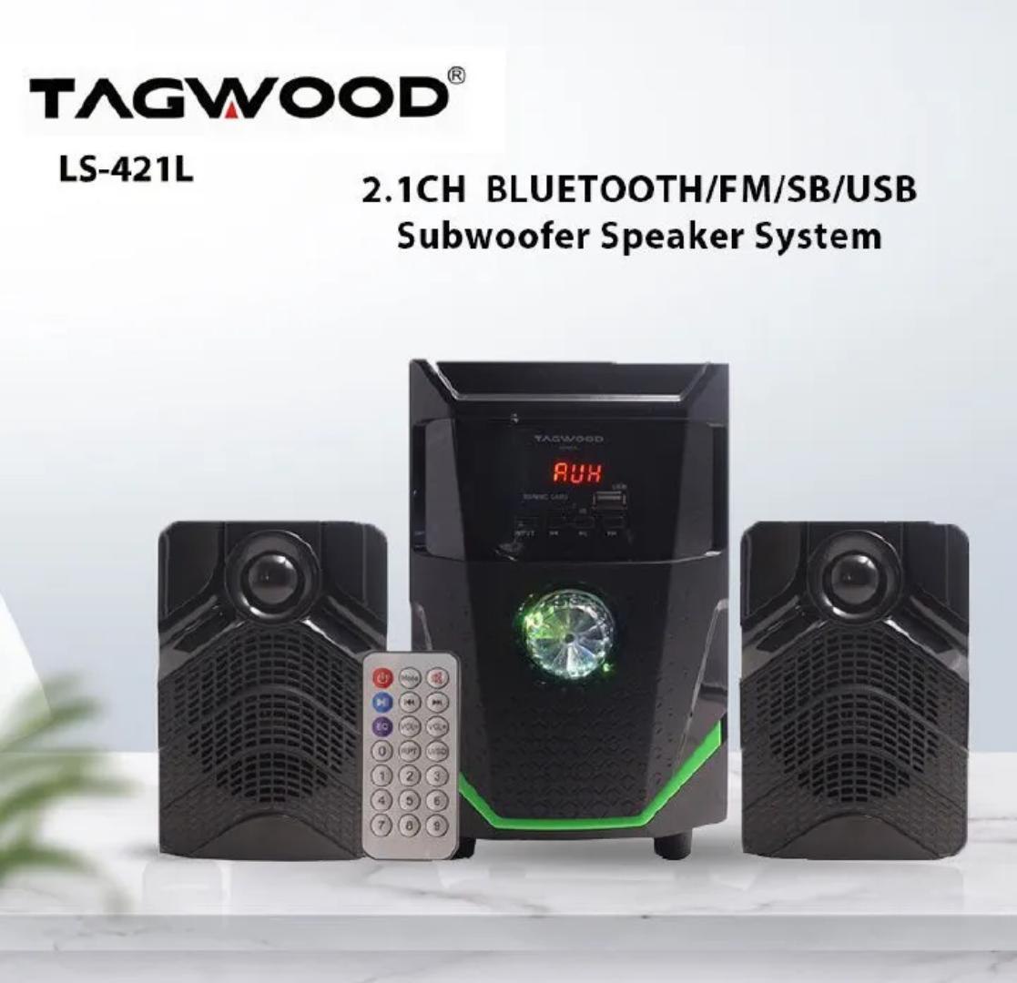 TAGWOOD LS 421L 2.1CH WOOFER Home Audio SPEAKER BLUETOOTH/FM/SB/USB Subwoofer Speaker System