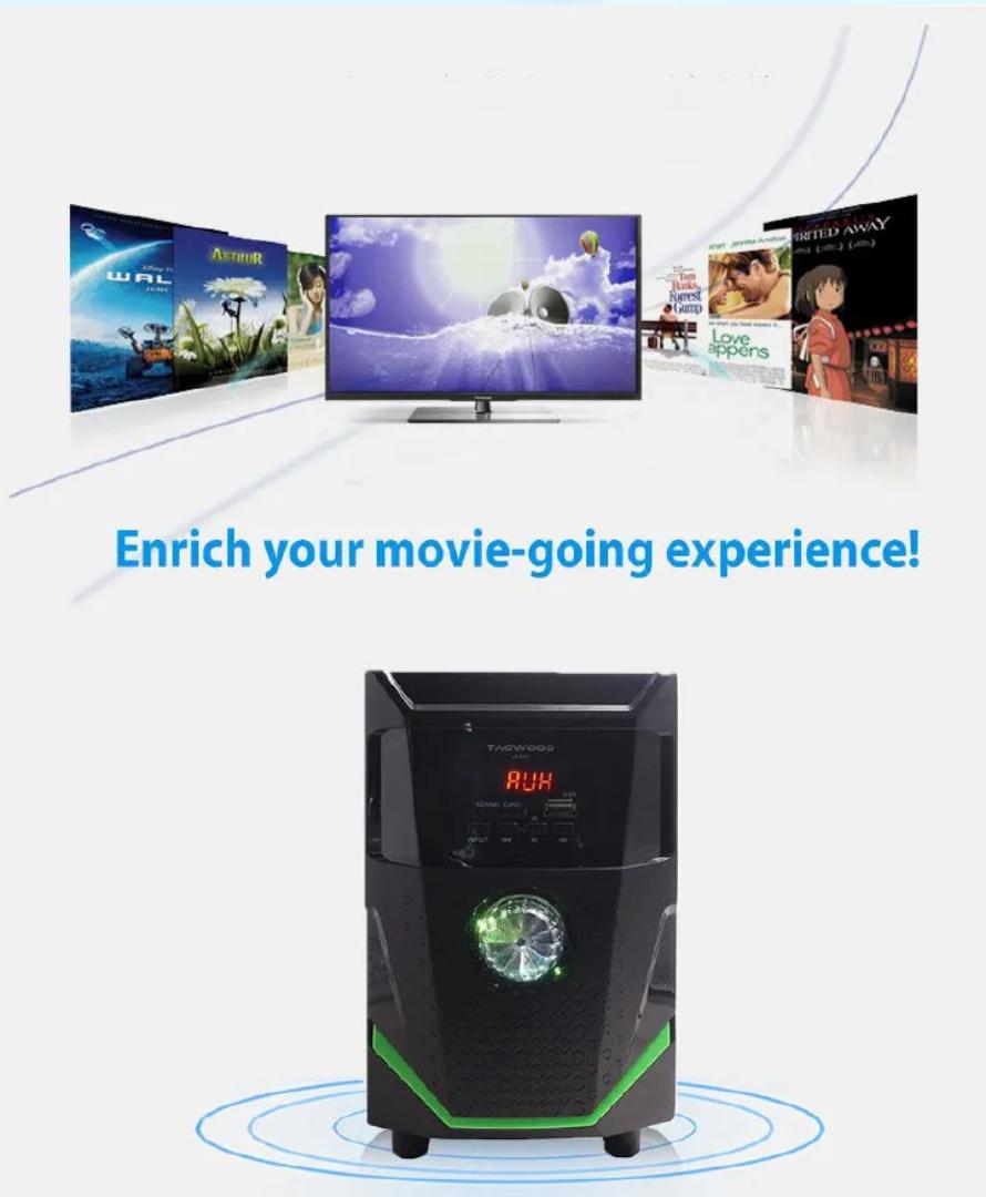 TAGWOOD LS 421L 2.1CH WOOFER Home Audio SPEAKER BLUETOOTH/FM/SB/USB Subwoofer Speaker System