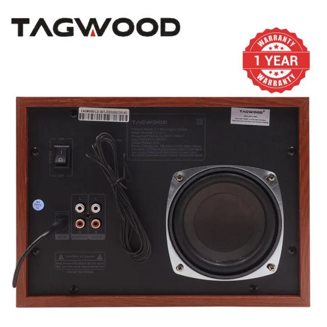 TAGWOOD LS 421J 2.1CH WOOFER Home Audio SPEAKER BLUETOOTH/FM/SB/USB Subwoofer Speaker System