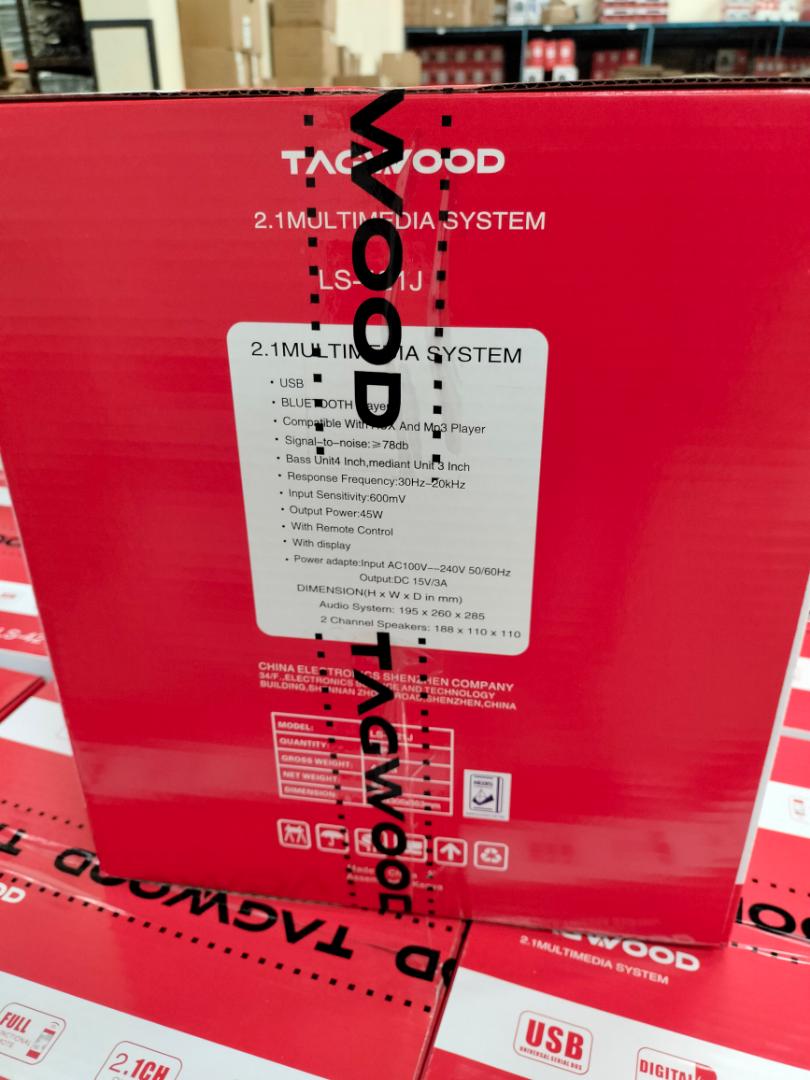 TAGWOOD LS 421J 2.1CH WOOFER Home Audio SPEAKER BLUETOOTH/FM/SB/USB Subwoofer Speaker System