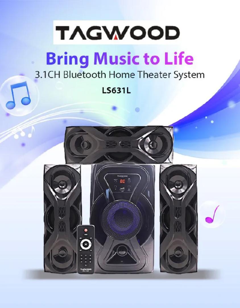 Tagwood New Arrival 631L 3.1CH 12000W Woofer Subwoofer Bluetooth Cinema Home theater System Bluetooth Hi-Fi Speaker Speaker System