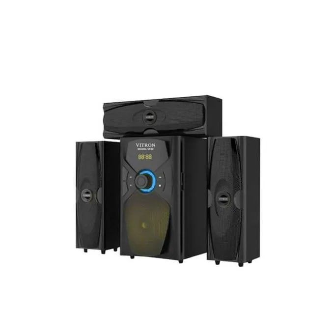 Vitron 3.1CH Multimedia X-Bass Speaker System Home Theatre System AC/DC Subwoofer Bluetooth Woofer USB/SD/FM Home Audio System with Remote Control V636
