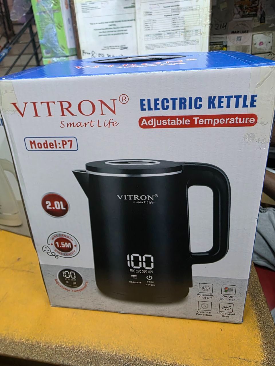 VITRON 2.5L 1500W Electric Kettle Heater Jug Smart Thermostatic Precise Multi-Stage Temp Control 24H Keep Warm P7