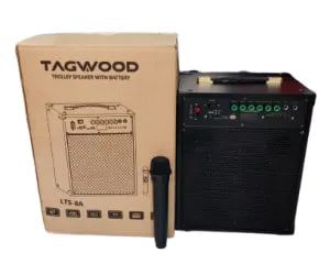 TAGWOOD LTS-8A Trolley Speaker Portable Portable Speaker Subwoofer Outdoor Speaker ,Bluetooth, Free Wireless Microphone a Built in Battery Woofer Woofer