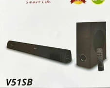 Vitron 6000W 2.1CH Woofer Speaker System Wired Soundbar System Home Audio with AUX USB Bluetooth Rich Bass V51SB