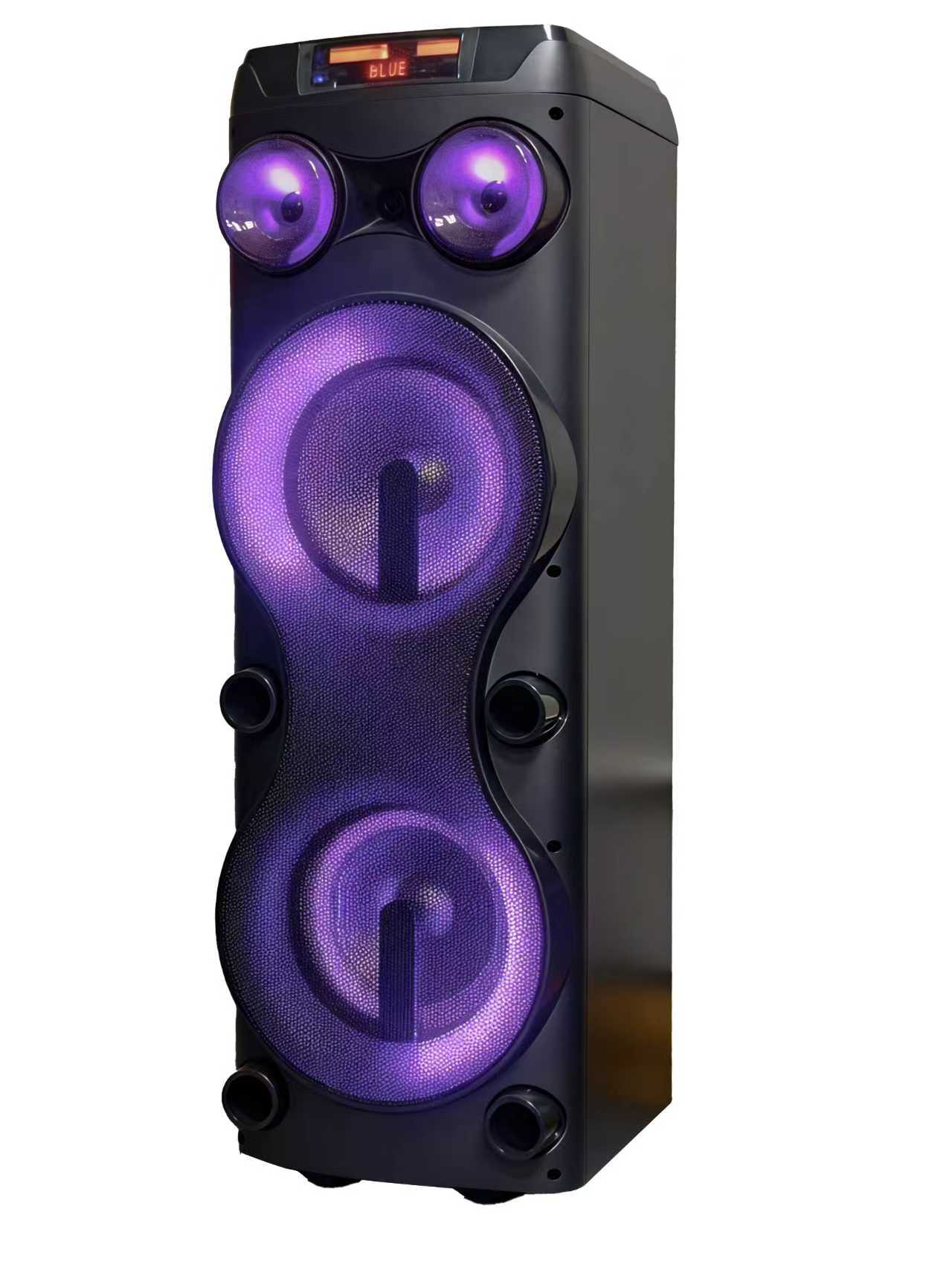 NEW TAGWOOD LTS-8B PORTABLE BEAT BOX RECHARGEABLE WITH USB/FM/BLUETOOTH AND WIRELESS MICROPHONE.