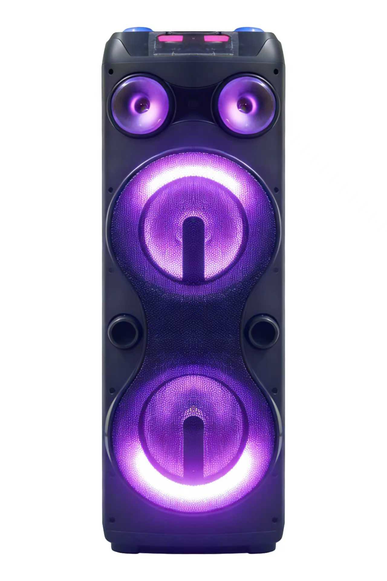 NEW TAGWOOD LTS-8B PORTABLE BEAT BOX RECHARGEABLE WITH USB/FM/BLUETOOTH AND WIRELESS MICROPHONE.