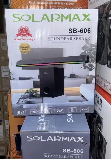 SOLARMAX SB-606 SOUNDBAR HOME THEATER MUSIC SYSTEM