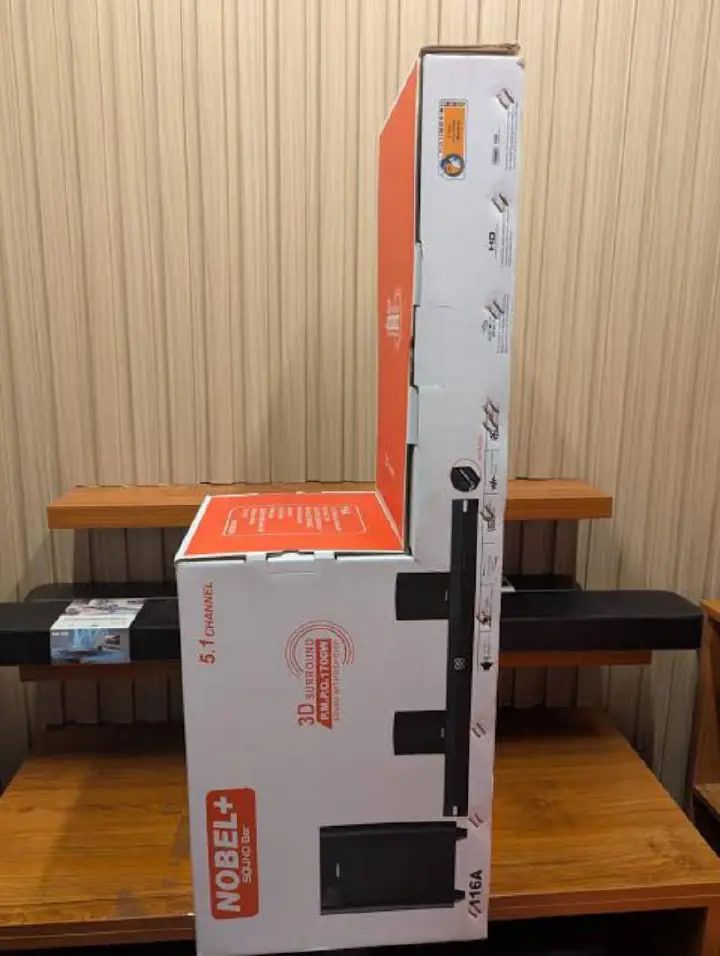 Nobel Plus Sound bar 116A 5.1 Channel 3D Surround 1700W PMPO Wireless subwoofer