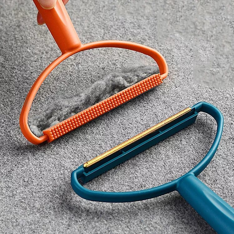 Double-Side Lint Remover Portable Pet Hair Remover Brush Manual Fluff Remover Clothes Home Appliances Carpet Clothes Brushnal Hair Trimmer With Display Rechargeable Lithium Battery.