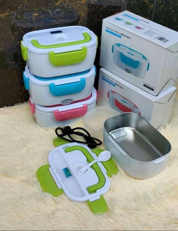Electric Heated Lunch Box Food Warmer With Food Partitions, The use of PTC heating element is safer more convenient and energy saving.